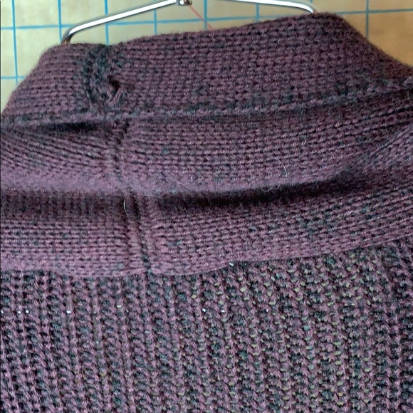 Reaction Kenneth Cole Long Plum Duster Sweater - Picture 4 of 7